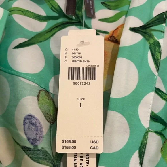 Anthropologie Green and Yellow Maxi Dress - Picture 3 of 3